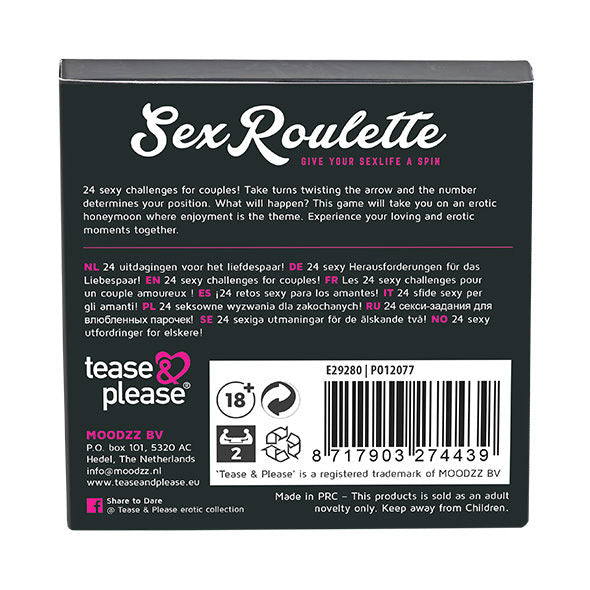 Taquiner et faire plaisir - Roulette sexuelle, amour et mariage