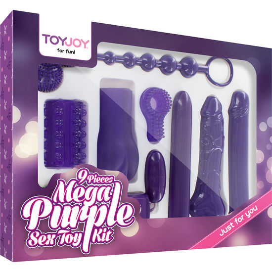 TOYJOY - KIT DE JOUETS SEXUELS MÉGA VIOLET JUSTE POUR VOUS