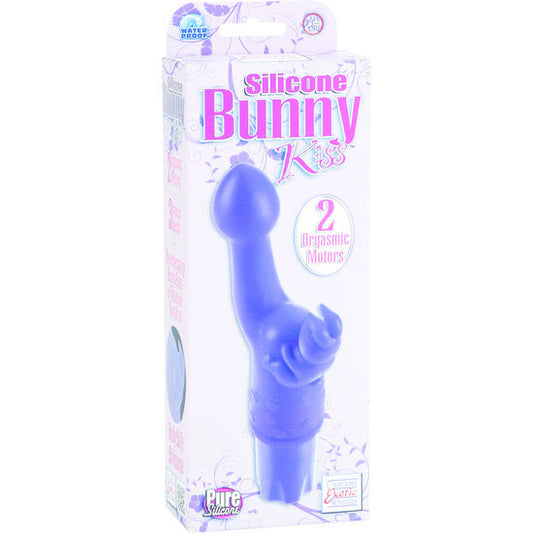CALEXOTICS - BISOUS DE LAPIN VIBRANT EN SILICONE LILAS