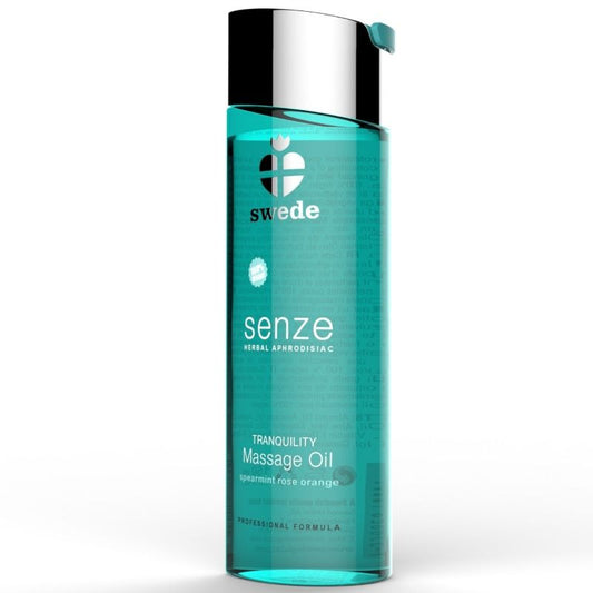 SUÈDE - HUILE DE MASSAGE APHRODISIAQUE AUX HERBES TRANQUILLITÉ 150 ML