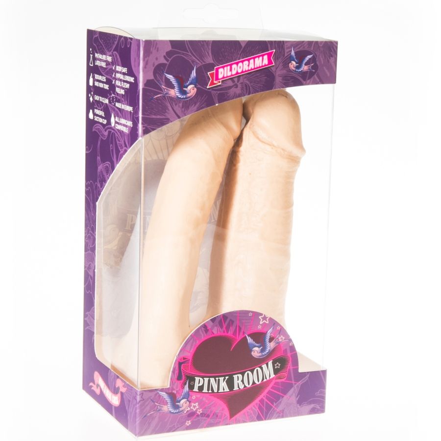 PINK ROOM - ARTHUS DOUBLE DILDO REALISTIC NATURAL 17CM/15.5CM