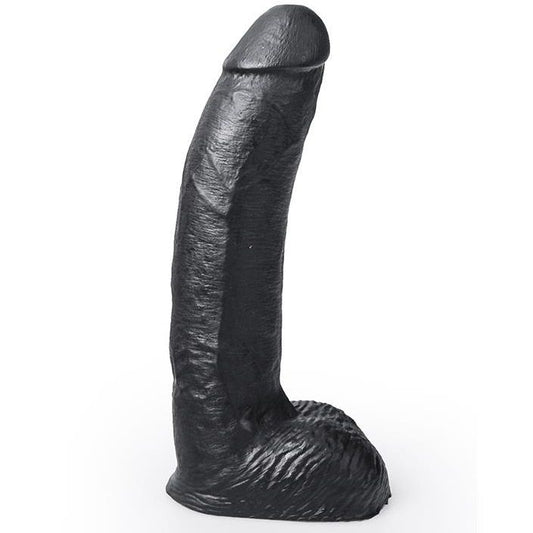 HUNG SYSTEM - GODE RÉALISTE COULEUR NOIRE GEORGE 22 CM