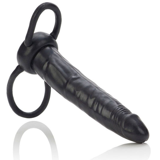 CALEXOTICS - HARNAIS ACCOMMODATEUR POUR DOUBLE PÉNÉTRATION NOIR