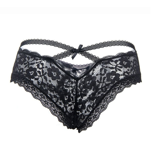 QUEEN LINGERIE - Culotte en dentelle florale S/M