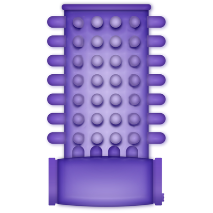 CASUAL LOVE - VIBRATEUR LILAS AVEC ANNEAU DE COUVERTURE DE PÉNIS