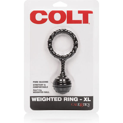 CALEXOTICS - COLT XL ANNEAU PÉNIS EN SILICONE AVEC POIDS