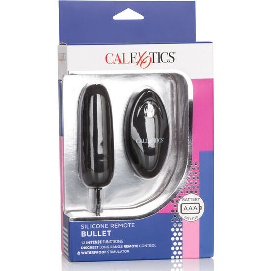 CALEXOTICS - ŒUF VIBRANT EN SILICONE AVEC TÉLÉCOMMANDE NOIRE