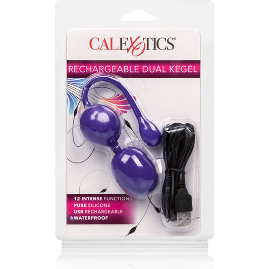 CALEXOTICS - BOULES DE KEGEL DOUBLE RECHARGEABLES LILAS