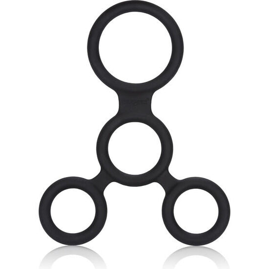 CALEXOTICS - ANNEAU EN SILICONE MULTI-POSITIONS À ÉREECTION COMPLÈTE