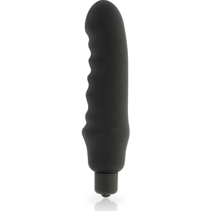 DOLCE VITA - VIBRATEUR GENIUS EN SILICONE NOIR