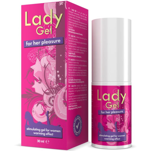INTIMATELINE - LADY GEL POUR LE PLAISIR GEL STIMULANT EFFET CHALEUR POUR ELLE 30 ML