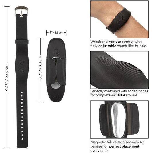 CALEXOTICS - CULOTTE BULLET TEASER AVEC BRACELET DE CONTRÔLE