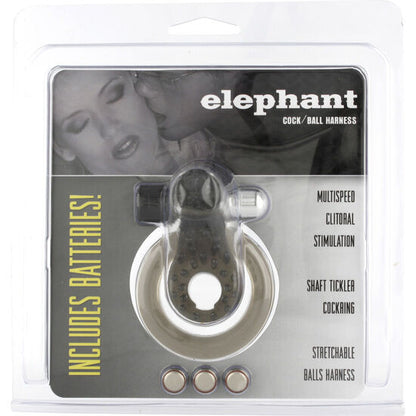 SEVEN CREATIONS - BAGUE VIBRANTE AVEC ÉLÉPHANT STIMULANT