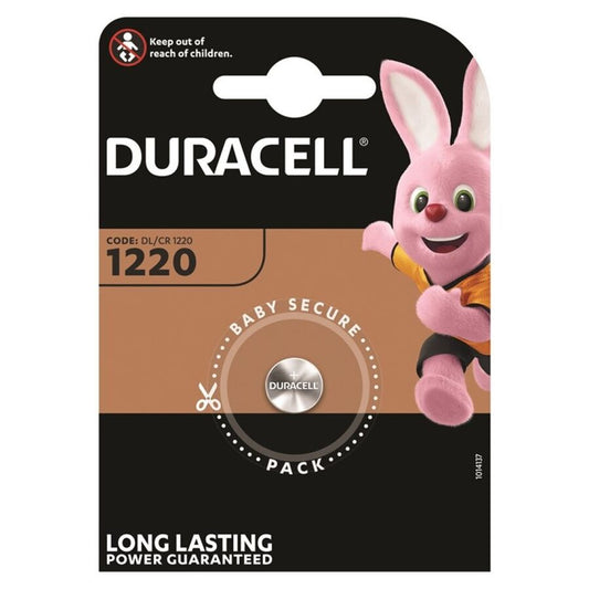 DURACELL - LITHIUM BUTTON BATTERY CR1220 3V BLISTER*1