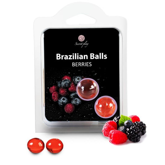 SECRETPLAY - BOULES BRÉSILIENNES FRUITS DES BOIS SET 2 BOULES