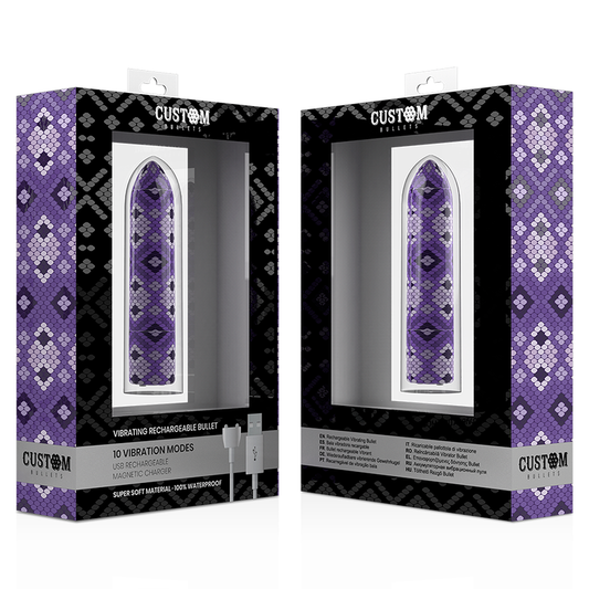 CUSTOM BULLETS - LILAC SNAKE RELOADABLE BULLET 10 INTENSITIES