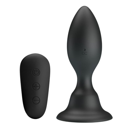 MR PLAY - Plug anal vibrant noir avec télécommande