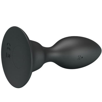 MR PLAY - Plug anal vibrant noir avec télécommande