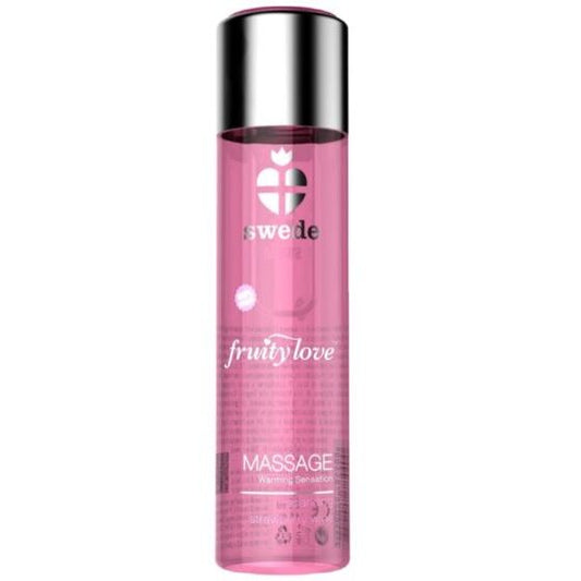 SUÈDE - HUILE FRUITÉE AMOUR CHALEUR FRAISES AU CHAMPAGNE 60 ML