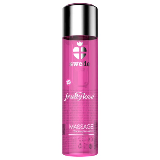 SUÈDE - FRUITY LOVE HUILE CHAUFFANTE PAMPLEMOUSSE ET MANGUE 120 ML