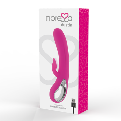 MORESSA - DUSTIN SUCCIÓN CLITORIAL Y POTENTE VIBRACIÓN PREMIUM SILICONE RECARGABLE