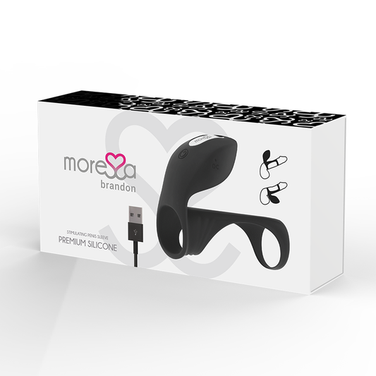 MORESSA - BRANDON POWERFUL VIBRATING RING WITH MALE THICKENING SLEEVE