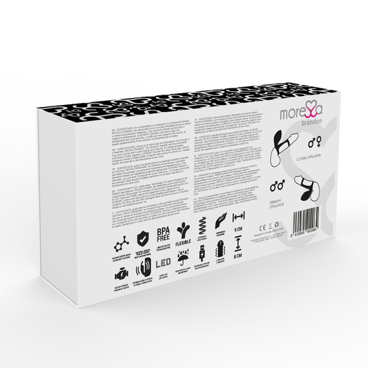 MORESSA - BRANDON POWERFUL VIBRATING RING WITH MALE THICKENING SLEEVE