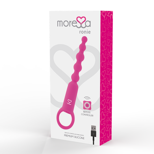 MORESSA - RONIE POWERFUL ROSARIO TÉLÉCOMMANDE ANAL ROSE