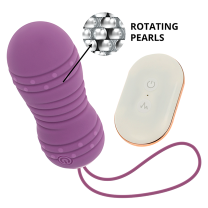 OHMAMA - REMOTE CONTROL EGG 7 MODES LILAC ROTATION