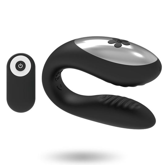 BRILLY GLAM - WE LOVE COUPLES VIBRATEUR TÉLÉCOMMANDE NOIR