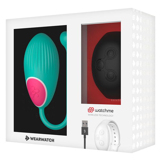WEARWATCH - TECHNOLOGIE WATCHME TÉLÉCOMMANDE ŒUF AIGUE-MARINE / JET