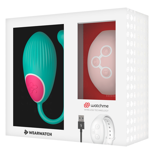 WEARWATCH - TÉLÉCOMMANDE WATCHME TECHNOLOGIE ŒUF AIGUE-MARINE / ROSE