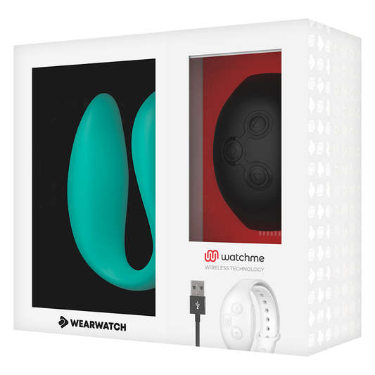WEARWATCH - WATCHME VIBRATEUR DOUBLE TECHNOLOGIE AIGUE-MARINE / JET